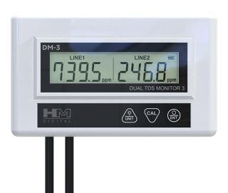 HM Digital DM-3 - dvojbodový líniový monitor vodivosti (2x sonda 1/4")