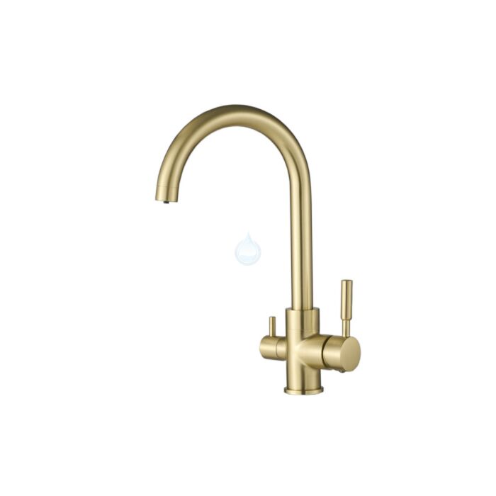 Kuchznská batéria ylatá pre filtre na vodu.