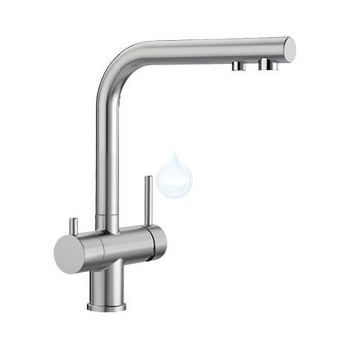 BLANCO FONTAS II imitácia nerez UltraResist

3-cestná batéria: Voda a filtrovaná voda priamo z jednej batérie