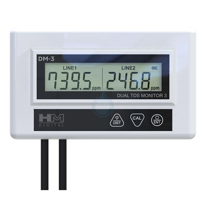 HM Digital DM-3 - dvojbodový líniový monitor vodivosti s pripojením 1/4"
