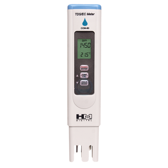 HM Digital COM 80 (microSiemens, TDS, °C)