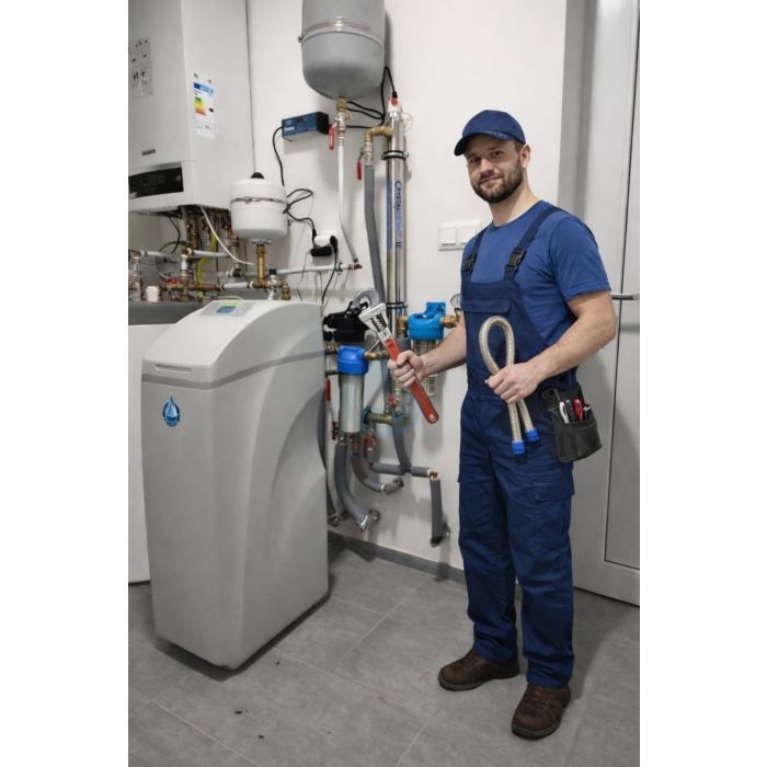 montáž zariadenia na úpravu vody