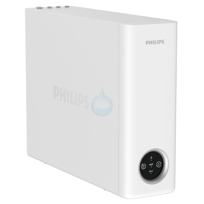 Prietoková reverzná osmóza PHILIPS 600 GPD s kompaktným  dizajnom - 5-stupňovým filtračným systémom a kohútikom s dvoma filtračnými režimami.