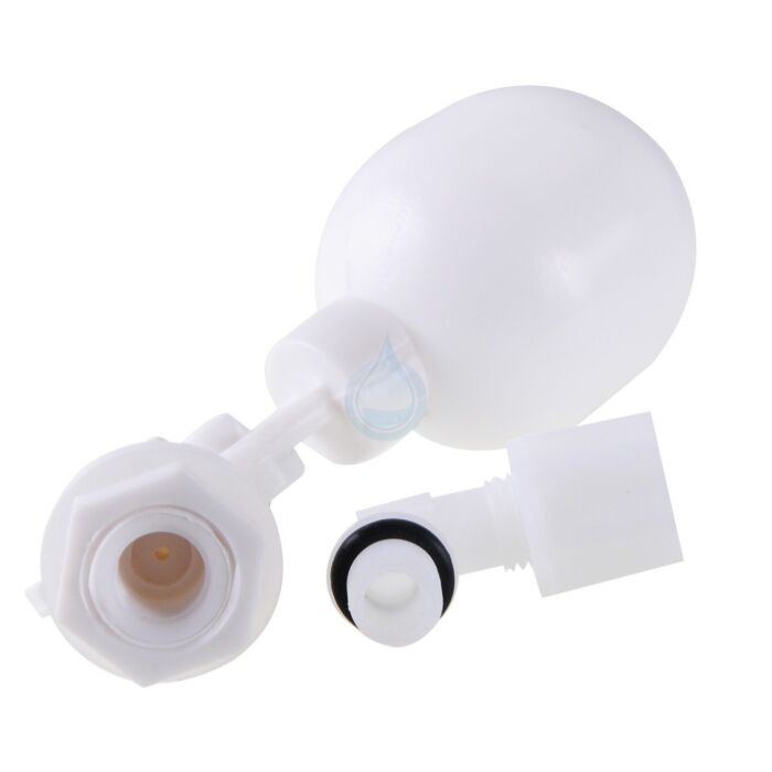 Nastaviteľný malý plaváčik vhodný pre akáriové reverzné osmózy, aj pre iné systémy. 