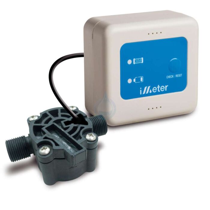 Digitálny prietokomer a merač spotreby vody, pripojenie 3,8"