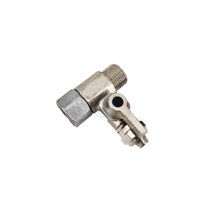 Prípojka vody 3x 3/8" s ventilom- mosadz