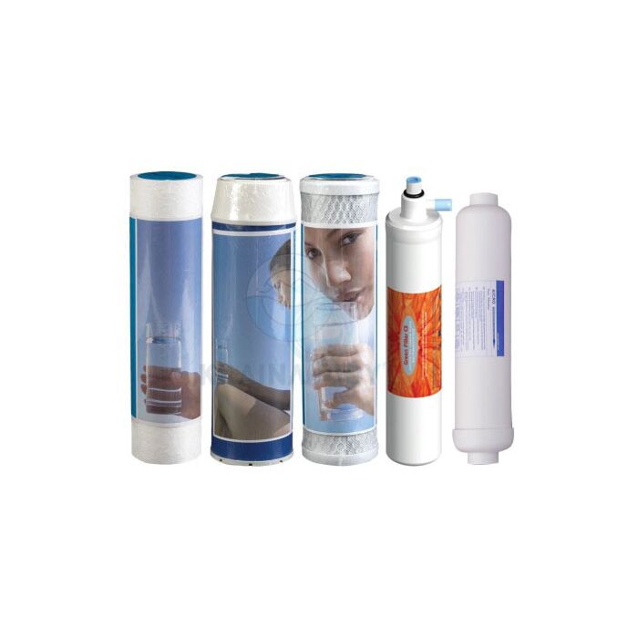 Sada 5 náhradných filtrov do reverzej osmózy Crystal Pro a Crystal DeMIX (Stella)