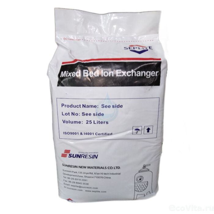 Médium na výrobu demineralizovanej vody vhodné na doplňovanie uzavretých vykurovacích a chladiacich okruhov na ionexovom základe.