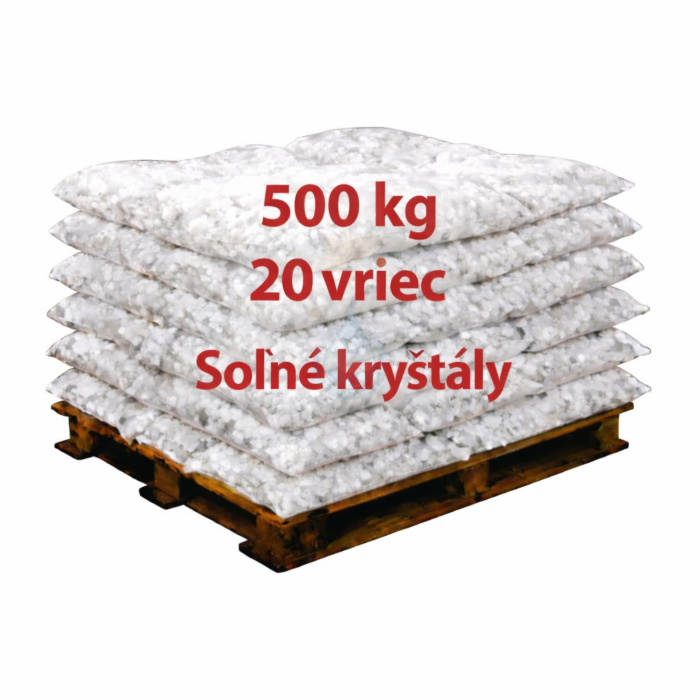 Soľné kryštály SALT CRYSTALS do zmäkčovača vody potravinárske určené na regeneráciu katexu, anexu, ecomixu a iných iónovýmenných živíc.