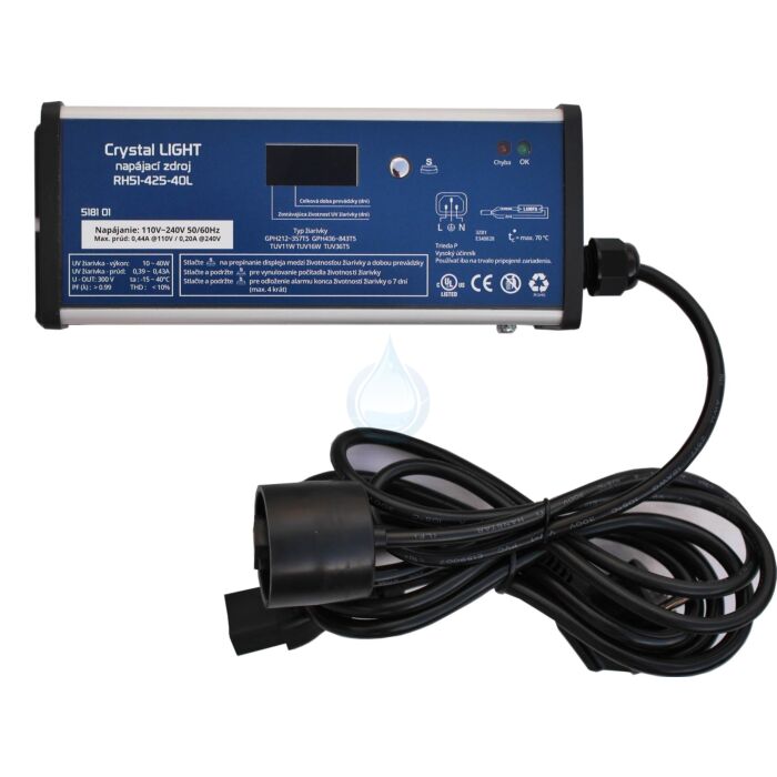 Zdroj pre UV lampu Crystal Light 6 - 12 PRO