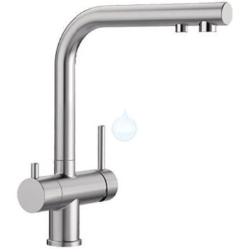 BLANCO FONTAS II imitácia nerez UltraResist

3-cestná batéria: Voda a filtrovaná voda priamo z jednej batérie