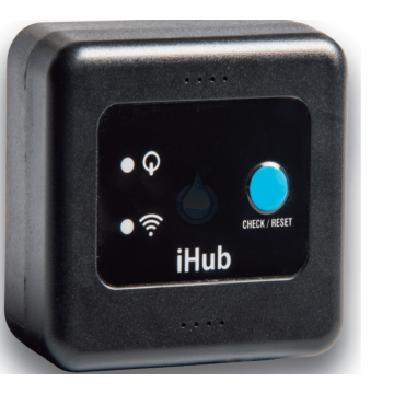 iHUB GW-058 je brána na čítanie údajov z prietokového merača BT-058 pomocou pripojenia Bluetooth.Prenáša údaje do cloudového systému IMETER prostredníctvom pripojenia WIFI.