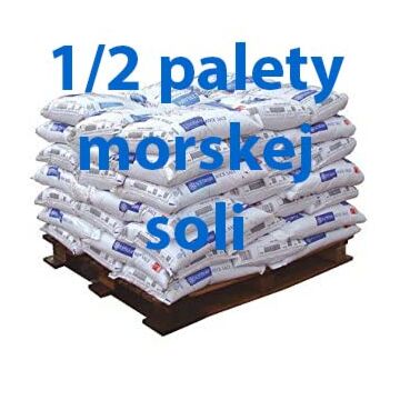 Morská soľ pre bazény do salinátorov Certifikovaná 500 kg, 20 vriec aj s dopravou
