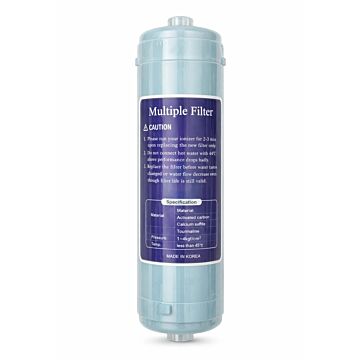 Viacstupňový NSF filter Biostons pre ionizátory Jupiter Ionlife odstraňuje chlór, organické nečistoty, ťažké kovy a zlepšuje chuť vody. Kombinuje sediment, aktívne uhlie, calcium sulfite a turmalín pre kvalitnú filtráciu a prípravu vody na ionizáciu.