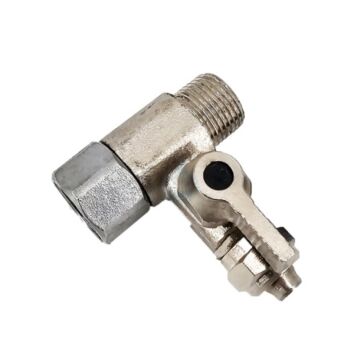 Prípojka vody 3x 3/8" s ventilom- mosadz