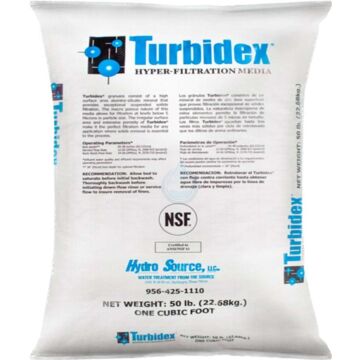 Turbidex patrí medzi moderné fitlračné médiá na účinné odstránenie mechanických nečistôt väčších ako 5 μm. Je niekoľkonásobne účinnejší ako piesok, pri podstatne nižších požiadavkách na preplach.