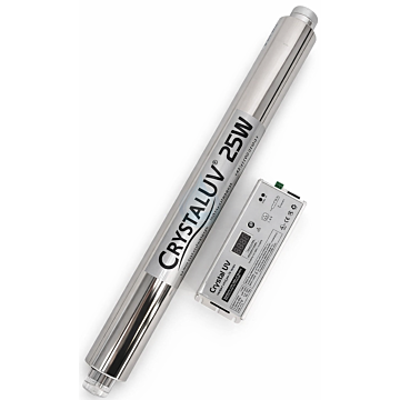 UV lampa Crystal LIGHT LITE, je vhodná na dezinfekciu vody v rodinných domoch a bytoch. Ultrafialové žiarenie zabíja baktérie, cysty a víry s účinnosťou 99.98% a poškodzuje ich DNA, čím im znemožňuje znovu sa rozmnožiť.