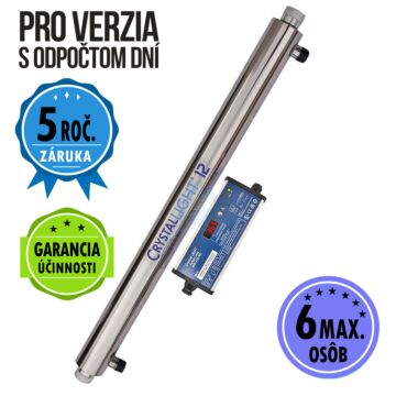 UV lampa Crystal® LIGHT 12 PRO (40W) (3-6 ľudí)