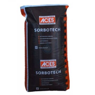 Najkvalitnejšie granulované aktívne uhlie SORBOTECH vyrábané z kokosových škrupín.  Účinne odstraňuje z vody chlór, THM a ďalšie škodlivé organické zlúčeniny. Zlepšuje chuť a vôňu vody.