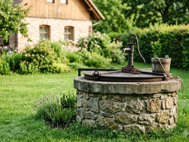 Studňa na záhrade rodinného domu – zdroj vody, ktorý vodárne nemerajú